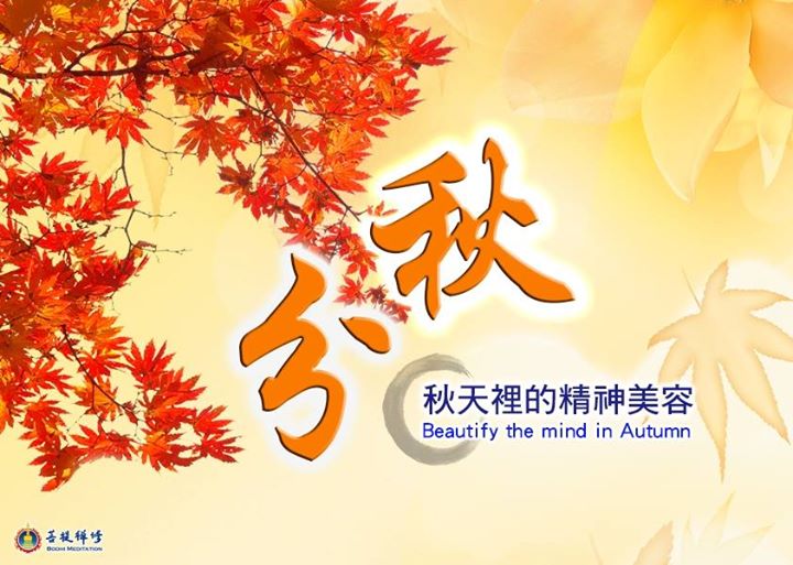 「金菩提」宗師 秋天裡的精神美容 秋天的天氣燥熱 網友分享